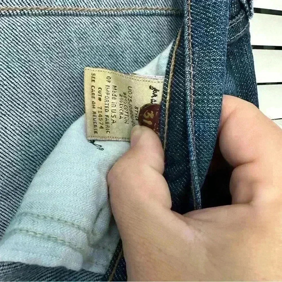 7  for all Mankind bootcut low rise medium wash size 31 western Y2K stretch - Picture 4 of 12